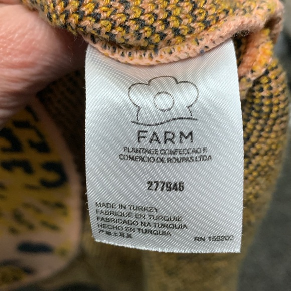 Farm Rio Anthro Leopard Palm Dress XS - Picture 6 of 14